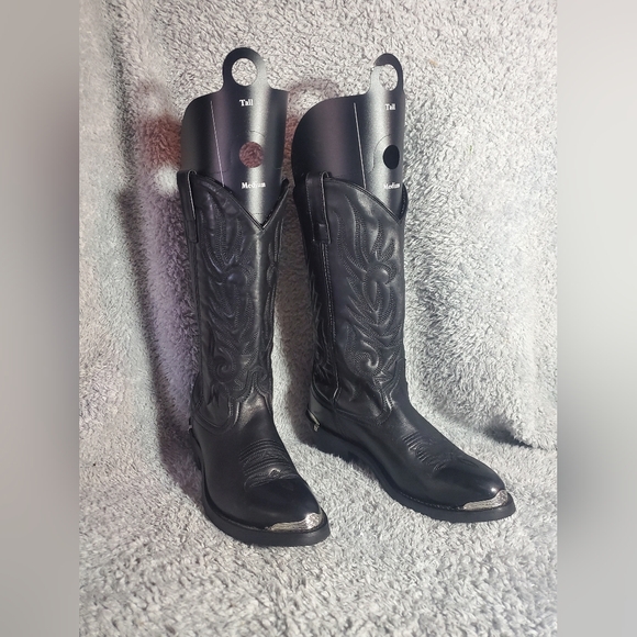 Laredo Mens Mccomb Round Toe Casual Boots Mid Calf - Black - Size 9 D - Picture 16 of 16